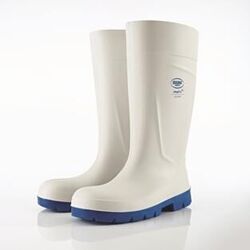 Bottes de s&eacute;curit&eacute; STEPLITE EASYGRIP S4 CI SRC BLANC/BLEU POITIERS