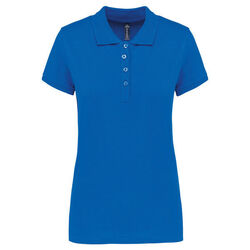 Polo MC femme piqu&eacute;