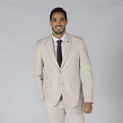 VESTE H ML X.LINEN POITIERS