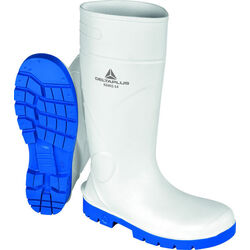 Bottes de s&eacute;curit&eacute; KEMIS S4 SRC CI BLANC BLEU POITIERS