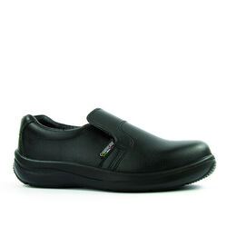 Mocassins de sécurité femme EBANITE S2 SRA NOIR POITIERS Mocassins de sécurité femme EBANITE S2 SRA NOIR POITIERS