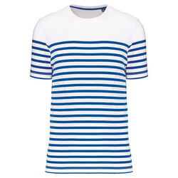 T-shirt Marini&egrave;re bio K3033 NAVY/WHITE STRIPES POITIERS