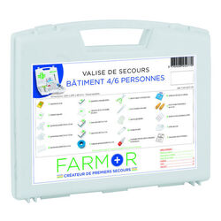 Valise secours BATIMENT 4/6 PERSONNES POITIERS Valise secours BATIMENT 4/6 PERSONNES POITIERS