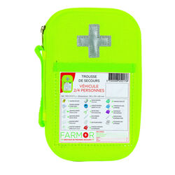 Trousse secours fluo VÉHICULE 2/4 PERSONNES POITIERS Trousse secours fluo VÉHICULE 2/4 PERSONNES POITIERS