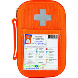 Trousse secours fluo ARTISAN 2/4 PERSONNES POITIERS Trousse secours fluo ARTISAN 2/4 PERSONNES POITIERS