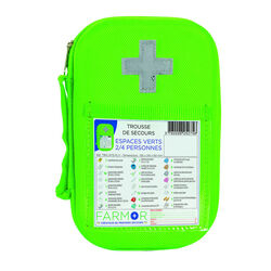 Trousse secours fluo ESPACES VERTS POITIERS Trousse secours fluo ESPACES VERTS POITIERS